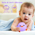 7 Duck Night Light for Kids, Colors Cute Duck Bedside Lamp for Baby Nursery, Rechargeable Silicone Squishy Night Light