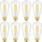 LED Light Bulbs 8W Edison Bulbs 100 Watt Equivalent, Vintage ST64 LED