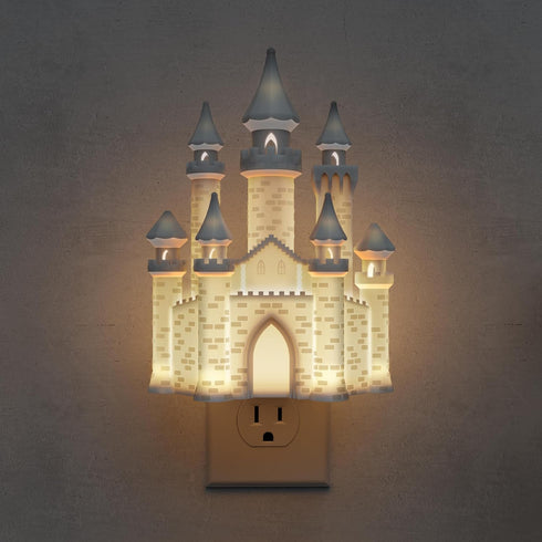 L LOHAS LED 3D Castle Night Lights Plug into Wall, Night Light