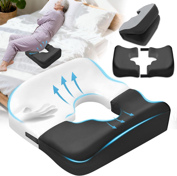 Upgraded Bed Sore Cushions for Butt, Bedsore Pressure Relief Pillow for Sleeping