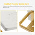 HOOWIFFY Marble Toilet Paper Holder Wall Mounted with Shelf Bathroom Tissue Roll Holder Storage Rack for Bathroom
