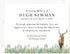In Loving Memory Personalized Funeral Thank You Cards, 5.5x4.25 Greenery and Floral