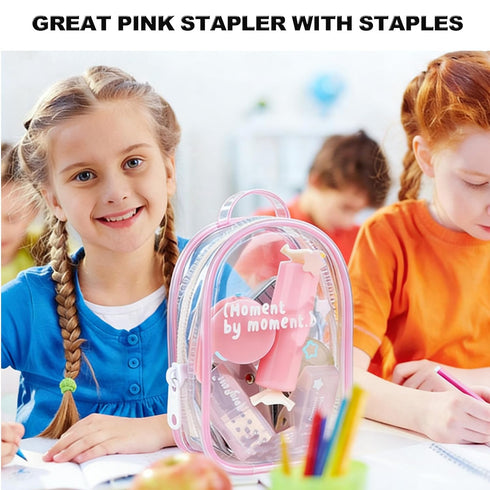 Could Spark 7Pack Mini Office Supply Kit Mini School Supplies Kit with Cute Case Scissors Hole Punch Highlighter