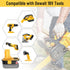 DM18D Battery Adapter Converter with USB Port for Dewalt 18V Tools, Converts 20V Li-ion or Milwaukee M18