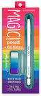 Magic Pencil - Compressed Graphite Tip Equals 100 Pencils - White Barrel + Matching Chunky Eraser