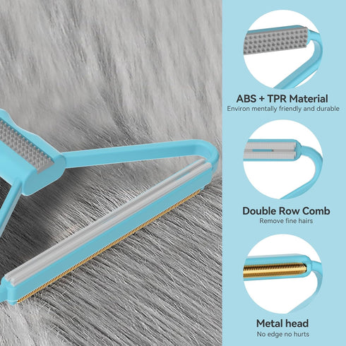Lint Remover, 1 PCS Pet Hair Remover, Carpet Rake for Dog Cat Hair Removal, Lint Brush, Shaver for Furniture & Rug