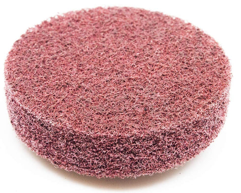 Benchmark Abrasives 2" Quick Change A/O Non-Woven Surface Preparation Wheels, 10 Pack (Maroon - Fine)