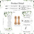 Affrolling 50 Sets Wedding Favors for Guests Bulk Retractable Ballpoint Pen Thank You Cards with Hemp Rope Bridal