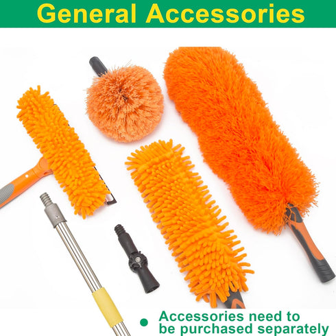 Extension Pole, 3 to 4 Feet Multi-Purpose Spliced Rod, Spider Brush, Outdoor Spray Paint Roller