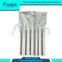 Avon Surgical 5pcs Dental Probe Scalers- Single-Ended | Oral Care Examination Explorer Picks | German Stainless Steel