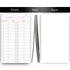 Generic (3) Steakhouse Guest Check Server Note Pads, Waitress Server Pad with Steak Temperatures, Premium Server Book