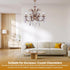 3.94 9 E14 Bulb PATIKIL Tall Candle Covers Sleeves, Pcs Metal Chandelier Socket Sleeves with Dripping Candelabra Base