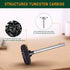 1/8" Extreme Spikes Rotor Saw Burr Shaft - Very Coarse Wood Carving Bit for Dremel, Foredom - One-Piece Steel