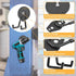 Strong Heavy Duty Magnetic Hooks, 2.59" (66 mm) Garage Magnet Hooks with Anti-Slip Coating, 2 Pcs