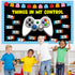 Mindset Set Growth Video Game Theme Bulletin Board Mental Health Bulletin Board Decorations Inspirational Cutouts
