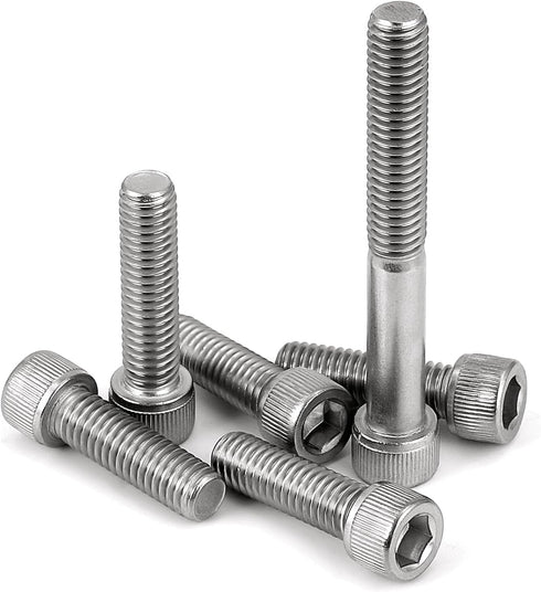 5/16-18 x 1" Socket Head Cap Screws, Allen Socket Drive, Stainless Steel 18-8, Bright Finish, Pack of 15