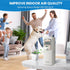 SVAVO Automatic LCD Fragrance Dispenser, Wall Mount/Free Standing, Programmable Aerosol Spray, Grey