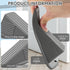 Frienda 12 Pcs Jumbo Door Stoppers, Heavy Duty 2 Inch Rubber Wedge for Hotel, Carpet, Hardwood, Concrete, Tile (Gray)
