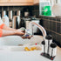 3 Commercial Bonsicoky Brush Bar Glass Washer with Suction Base, Brush Cleaner Bristle Brush for Kitchen Bar Beer Cup