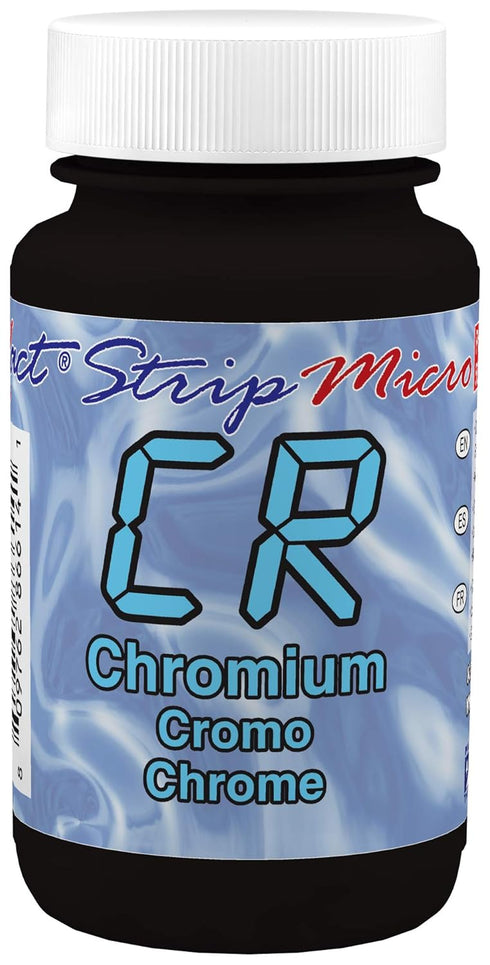 Industrial Test Systems eXact 486614 Chromium Hexavalent Strips, 0.02-4.89 ppm Detection Range (Bottle of 50)