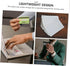 Tofficu 4pcs Index Card File Box: Plastic Organizer for Recipes and Notecards, 3x5 Desktop