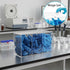 Heyrelda 3 Hairnet Dispenser and Glove Holder Wall Mount - Compartments Acrylic Hygiene Dispenser Station with Lid