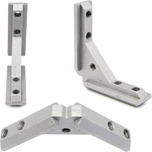 10Pcs 15 Series ULS Aluminum Extrusion Profile Connector Brackets with Corner Pieces and Screws