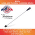 22" B113C Long Sink Drain Brush Slim Snake Hair Clog Remover Tool for Shower, Tub and Sink - Pipe/Tube Brush for Small