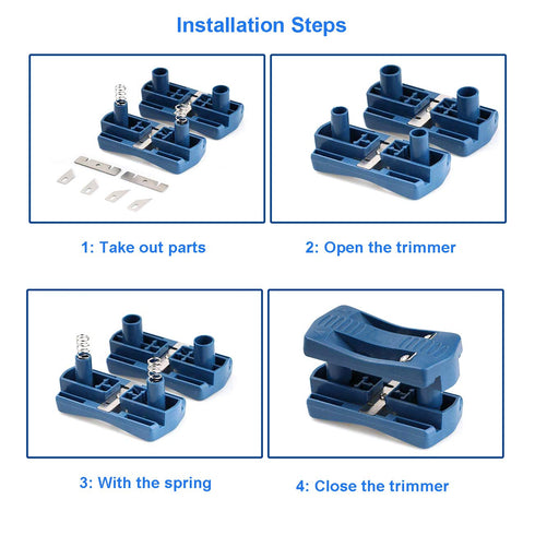 Edge Banding Trimmer - Mini Plastic PVC Plywood Melamine Wood Edge Band Cutter for Woodworking