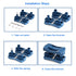 Edge Banding Trimmer - Mini Plastic PVC Plywood Melamine Wood Edge Band Cutter for Woodworking