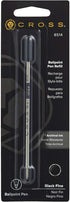 Cross Universal Ballpoint Pen Refill, Fine Point, Black, 1-Pack (8514)