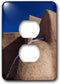 3dRose lsp_208325_6 Rancho Taos, New Mexico, USA St Francis de Asis Church 2 Plug Outlet Cover by 3dRose