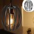 6.29X5.51X5.51 Inch GANAZONO Geometric Pendant Light Shade Hollowed Metal Lampshade Modern Hanging Lampshade Cover