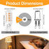G9 Bulb Dimmable T4 G9 4W 40 120V 400 360Beam G9 Bulbs 6 Pack LED Replacement for Watts Halogen, Ceramic Base, Lumen