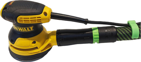 Vacuum Adapter for Dewalt or Craftsman Sanders - Dust Collection - Galactic Gadgets (Festool 27mm - Black)