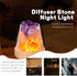 3 Runyangshi Healing Crystal Night Light Natural Himalayan Salt & Amethyst Raw Stones Aroma Diffuser USB Powered Colour