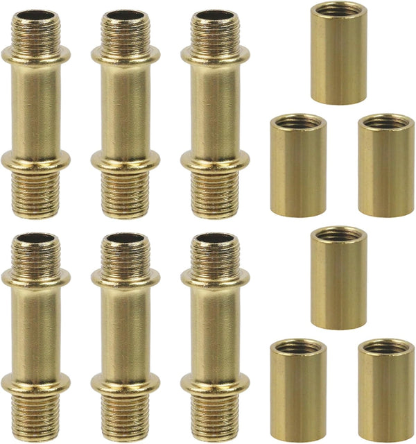 KUMGROT 6 Pcs Double Ended Straight Tube Light Pole Kit with Connector