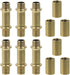KUMGROT 6 Pcs Double Ended Straight Tube Light Pole Kit with Connector