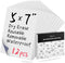 Dry Erase Sticky Note Pads 5x7" | 12pcs Reusable White Board Stickers for Office, School Supplies