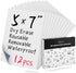 Dry Erase Sticky Note Pads 5x7" | 12pcs Reusable White Board Stickers for Office, School Supplies