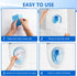 (60 pack), Toilet Seat Covers XL Flushable and Biodegradable Paper Cover Disposable for Adult and Kids Potty Training