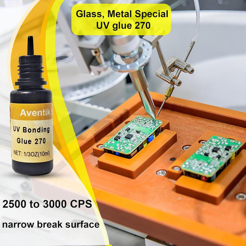 Riverruns Bonding and Welding UV Glue - Super UV Glue for Plastic, Glass, Metal with Pen Light