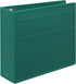 Carstens 4-Inch Heavy Duty 3-Ring Binder - Teal, Side Opening, Waterproof Cover, No Pockets, Holds 600 Sheets, 12-Count