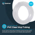 Eastman 3/8 Inch ID PVC Clear Vinyl Tubing, 10 Foot Length, 1/2 Inch OD, 98620