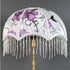 Gralara 30cm E27 Umbrella Shape Lamp Shade Cloth Lampshade Vintage with Tassel for Desk Lamp Floor Lamp Bottom Good