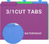 Plastic Manila File Folders 24 Pack, Heavy Duty Letter Size 1/3 Cut Erasable Tabs, 3 Tab Filing Folder for Office,