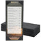10 Pack 1 View Menu Holder Menu Covers 4.25" x 11" |