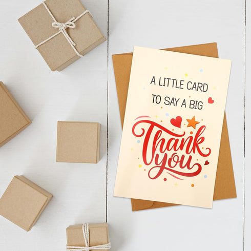 XIHIRCD Funny Thank You Cards, Cheering Appreciation Card with Envelope Creative Paper Celebration for Teachers Bosses