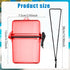 Outus 3 Pieces Waterproof Case ID Card Holder with Floating Sports Case Locker with Hanging Ring and Rope (Clear Blue Red,4.72 x 2.95 x 1.57 Inch) by Outus