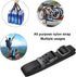 Ayaport 4 Pack Utility Straps with Buckle, 40" Quick-Release Adjustable Nylon Straps, Black